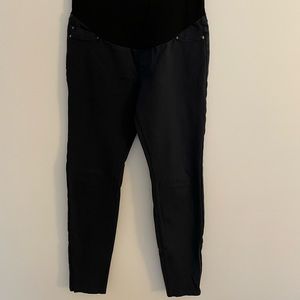 Liverpool Full panel maternity navy skinny pants